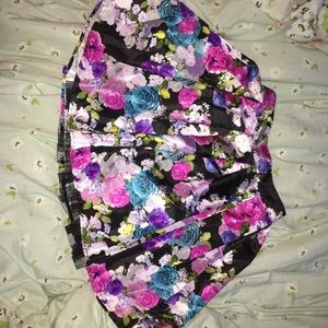 Disney signed flower mini skirt